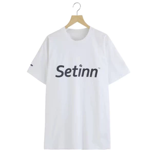 XS-3XL Phong Cách Tự Do Cao Cấp Chất Lượng Áo Sơ Mi Tennis Huấn Luyện Thể Thao Tay Ngắn 100% Cotton Cổ Tròn Áo Thun Unisex0706
