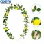 <cosyh>Artificial Lemon Vine Realistic Lemon Flowers For Home Decor Indoor Decoration