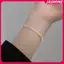 JASMINE Siêu Nhấp Nháy Vòng Tay Pha Lê Siêu Chân Ánh Sáng Kết Cấu Sang Trọng Lớp Đơn Giản Nữ Trang Sức Quà Tặng JASMINE