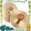 chũm chọe tay Mini bằng đồng thau 7cm / 2.75 Inch chũm chọe ngón tay 1 đôi trống luyện tập cầm tay cho nhạc cụ Orff