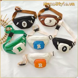 Túi trẻ em MONOSTYLE, Túi ngực dung tích lớn nhiều lớp, Túi đeo chéo vải trọng lượng nhẹ