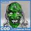 Mặt nạ phù thủy Halloween Scream Terror Sorceress Face Headcovers Tiệc kinh dị Halloween Cosplay Đạo cụ