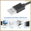 Bộ chuyển đổi tốc độ quạt USB 5V sang 12V 4 chân Bộ chuyển đổi quạt Bộ chia quạt được hỗ trợ Quạt làm mát PC