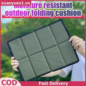 XUAN Di Động Gấp Cắm Trại Thảm Xốp Ngồi Miếng Lót Chống Thấm Nước Vải Oxford Đi Biển Thảm Ngăn Ngừa Bẩn Đi Bộ Đường Dài Nhỏ Dã Ngoại Ghế Ngoài Trời VN
