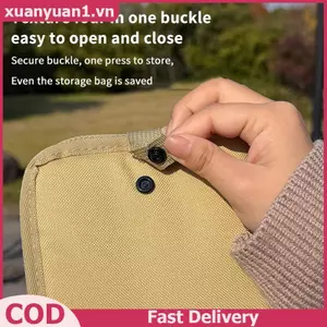 XUAN Có Thể Gập Lại Ngồi Cho Ngoài Trời Chống Thấm Nước 600D Vải Oxford Đệm Nhẹ Cho Cắm Trại Bãi Biển Công Viên Du Lịch VN
