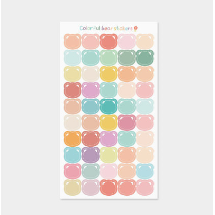 [Combo 3]Set 50 miếng dán sticker trái tim màu pastel TE63 nhãn dán niêm phong, trang trí, hộp quà tặng