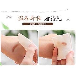 Bông Tẩy Trang 💥FreeShip💥 Hàng Cao Cấp Không Xơ Bông 222 Miếng (1Set)