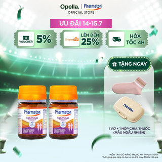 Bộ 2 Lọ Thực Phẩm Bảo Vệ Sức Khỏe Pharmaton Essential 30 Viên/Lọ