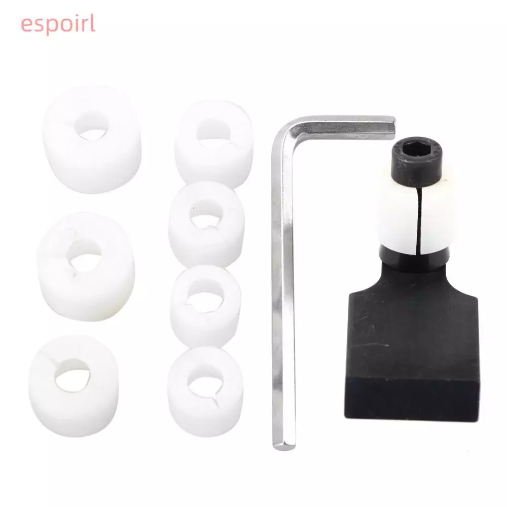 Dụng cụ vòng trang sức ESPOIR, 7 chiếc Micro-Set Đá kim cương đen Dụng cụ thiết lập, Thiết bị làm đồ trang sức chuyên nghiệp Làm đồ trang sức