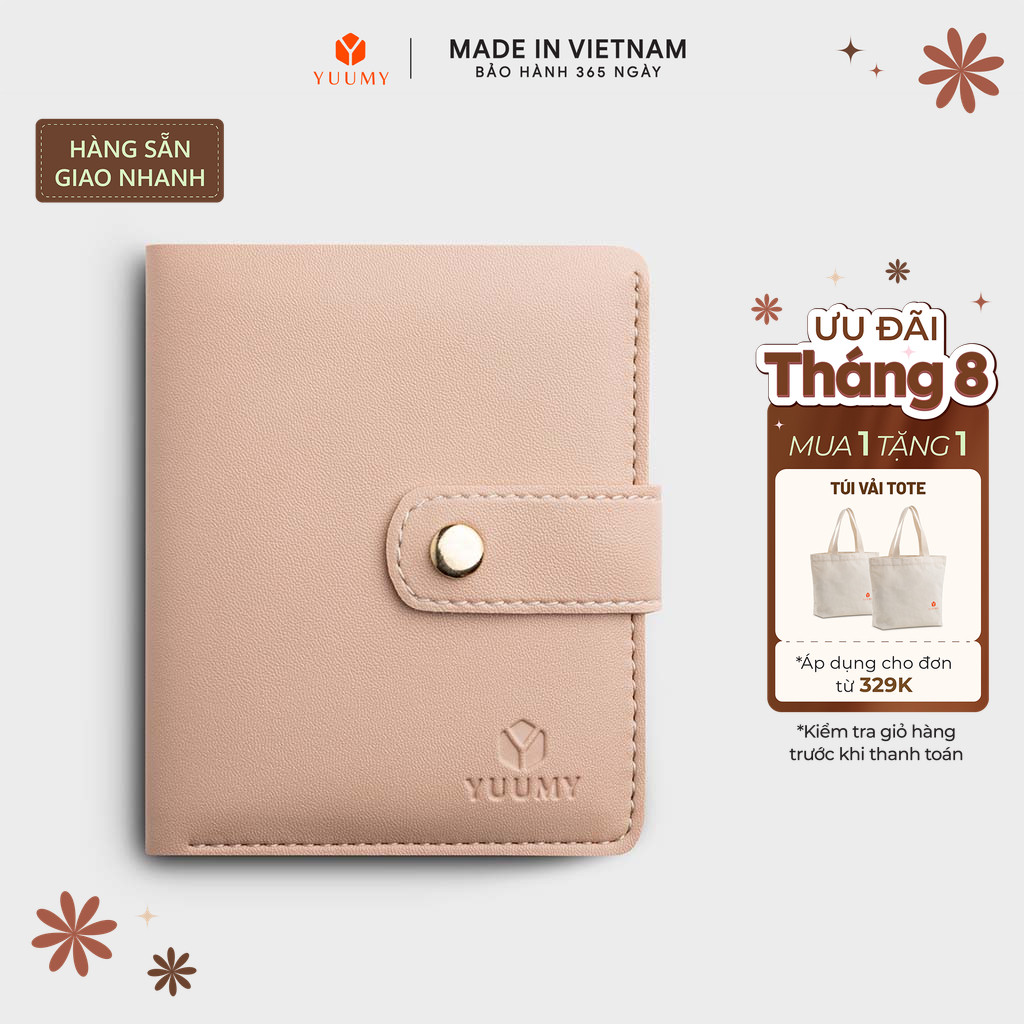Ví Yuumy ( Thời trang nữ dáng cầm tay nhỏ gọn – Ví da Seasand YV52) Bagsmart