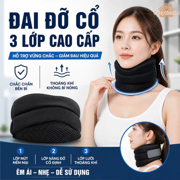 Nẹp cổ hỗ trợ giảm cổ rùa, Đai Cổ Chống Gù,Chỉnh Tư Thế Cúi đầu,Giảm đau Mỏi Cổ Vai,Mềm Mại đàn Hồi