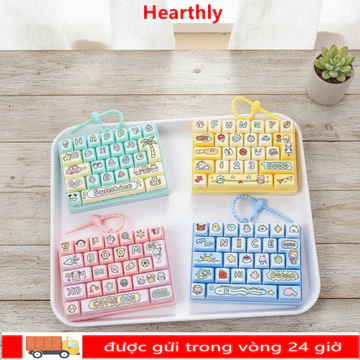 HEARTHLY Bàn Phím Điện Tử Đồ Chơi, Thiết Kế Treo Âm Thanh Chìa Khóa Đồ Chơi Giảm Căng Thẳng, Thiết Kế Cá Bằng Gỗ Mới Lạ Quà Tặng Túi Đồ Chơi Mặt Dây Chuyền Charm Giảm Căng Thẳng Sử Dụng