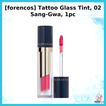 [forencos] Tint thủy tinh hình xăm, 02 Sang-Gwa, 1 cái / Son Tint Hàn Quốc / Màu lâu trôi