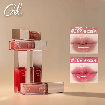 CZEL Lip Glaze Tinh chất môi màu Lip Glaze Gương thủy tinh Bổ sung nước Lip Glaze Lip Makeup