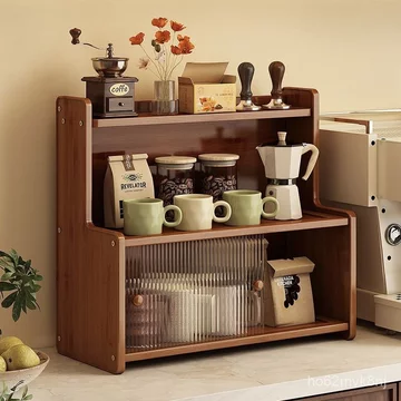Kệ để đồ trên bàn, kệ đựng đồ có cửa lật, giá để cốc trên mặt bàn, giá để cốc nước, giá để cốc cà phê, kệ đựng bộ trà, t
