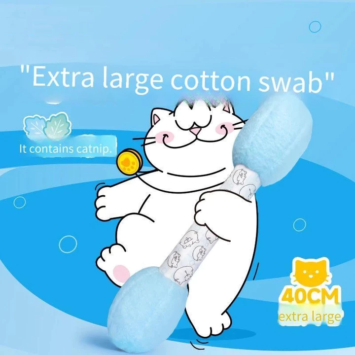 Đồ chơi thú cưng, đồ chơi mèo, mèo teaser gậy, khoảng 40cm bông mẩu để đá và chơi, mèo bạch hà ôm và đá đồ chơi, tự vui vẻ và thư giãn mèo teaser đồ c – 2