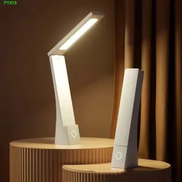 Đèn bàn có thể gập lại PYXIS, Đèn 3 màu bảo vệ mắt Đèn Led để bàn, Đèn bàn Công tắc cảm ứng có thể điều chỉnh Đèn chiếu sáng bàn di động Đọc sách