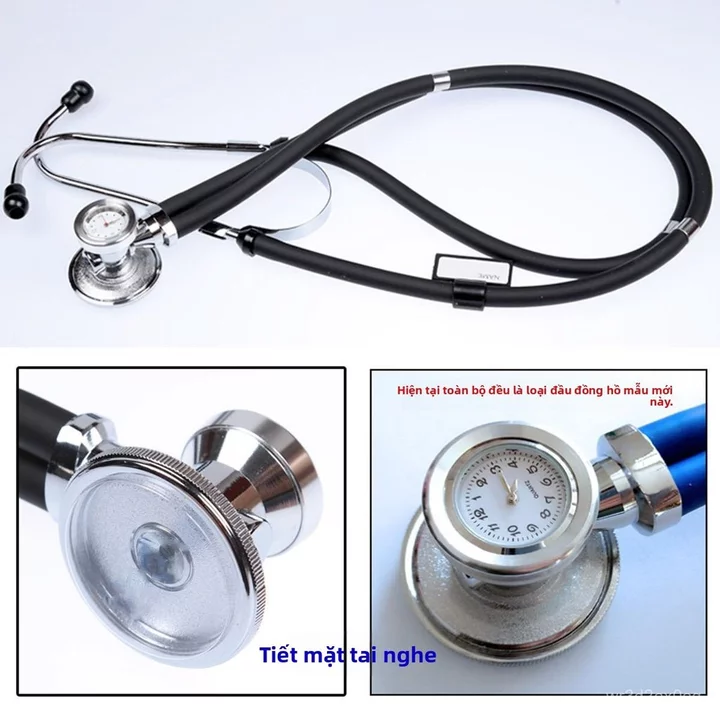 Ống nghe y tế đa năng dạng đồng hồ chuyên nghiệp bác sĩ tim mạch ống nghe chuông bền đẹp