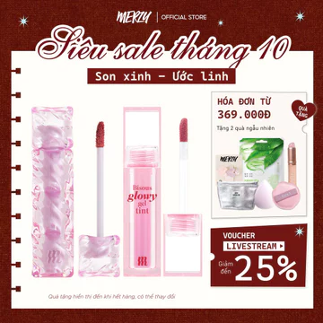Combo son Merzy Water Fit Blur Tint/Merzy Bisous Glowy Gel Tint