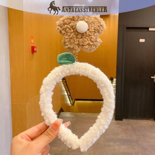 Onetimingfine Sáng Tạo Cừu Sang Trọng Hoa Băng Đô Quấn Tóc Cho Bé Gái Người Phụ Nữ Dễ Thương Hàn Quốc Mũ Vòng Phụ Kiện Tóc Đồ Trang Trí VN