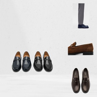 Giày PEDRO Leather Horsebit Loafers - PM1-46600177 chính hãng đủ bill