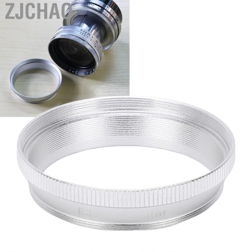 Zjchao Bộ chuyển đổi ống kính máy ảnh Wisoqu Hợp kim nhôm phù hợp cho Summitar 50mm F/2.0 Chuyển đổi giao diện bộ lọc E39 thành