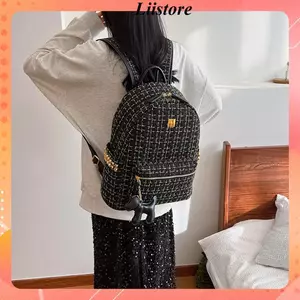 Balo nữ balo mini thời trang đi học du lịch 40cm vừa A4 laptop 14 in balo kim tuyến Nguyenlyly K119