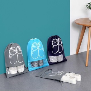 [Size 35x26.5 cm] Túi đựng giầy dép họa tiết, có dây rút - chống bụi bẩn, ẩm mốc