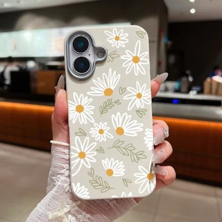 Ốp Điện Thoại In Hoa Trắng Cho Xiaomi Poco F8 Pro Ultra C75 C71 C65 C40 M3 X3 Pro X4 X3 GT Poco X3 NFC Kết Cấu Da Chống Sốc TPU Silicone Cover