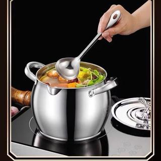 ￼Âu mỡ tròn inox 304 không gỉ có nắp đậy size 1 lít và 3 lít, inox có tay cầm đựng thức ăn, tích trữ dầu mỡ đa năng