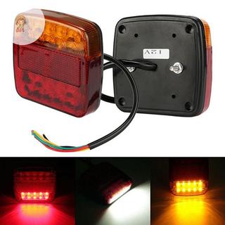 TWE Xe Kéo Xe Tải 20LED Đèn Hậu Phanh Dừng Bật Tín Hiệu Đèn Báo 12V VN