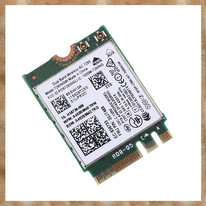 [S Z] 1 CÁI Thẻ AC7265 7265NGW FRU00JT469 802.11AC NGFF BT4.0 Phụ tùng thay thế cho dòng E550 E455 E555