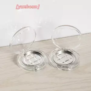 2,5g Bảng phấn mắt một khe trống Hộp phấn má hồng Hộp đựng mỹ phẩm di động Hộp đựng trang điểm có gương cho kem nền Bb