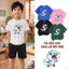 Áo thun bé trai mùa hè khủng long dễ phối đồ Size 90-150