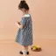 Váy ca rô cổ búp bê phong cách Preppy cho bé gái (90-130)