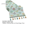 Thai| Người chạy bàn cổ điển, Người chạy bàn hoa Jacquard có viền tua rua, Phụ kiện ăn uống trang trí, Người chạy bàn phong cách cổ điển cho bàn ăn, đám cưới, tiệc tùng và bộ đồ gia đình