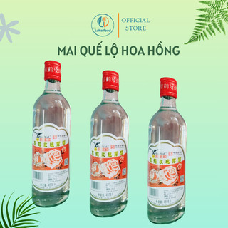 Rượu Mai Quế Lộ Hoa Hồng 480ml - Gia Vị Làm Lạp Xưởng, Nhân Bánh Trung Thu, Vịt Quay Chuẩn Vị, Khử Mùi Tanh