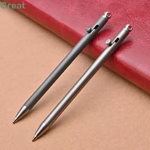 Bút Bu Lông TUYỆT VỜI, Bút Móc Khóa Di Động Hợp Kim Titan, Bút EDC Đa Năng Có Thể Đổ Lại Kích Thước Mini Sử Dụng Du Lịch
