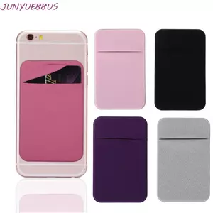 JUNYUE88US Giá đỡ thẻ điện thoại Phụ kiện di động có thể tháo rời Điện thoại Giá đỡ tiền mặt Dính ví điện thoại di động Mini Stick-on