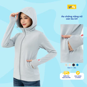 Áo chống nắng Yody nữ áo khoác nắng chống tia UV mềm mịn thoáng mát - ACN6008