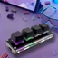 Bàn phím lập trình DONOVANQQ, Bàn phím tùy chỉnh ánh sáng RGB 3 / 4 phím, Phụ kiện máy tính Chọn Copy Paste 1 Núm điều khiển Bàn phím Mini phím nóng cho đa phương tiện