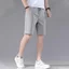 Mùa Hè Mỏng Năm Điểm Quần Short Nam Nam Ice Silk Rời Hợp Thời Trang Giữa 5 Điểm Breeches Quần Rời PX2K