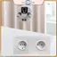 Dải nguồn Schuko 3 đầu vào đáng tin cậy POWER với phần mở rộng 7 lỗ để quản lý an toàn điện tử gia đình và văn phòng.