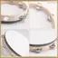 Chuông trống cầm tay 10 Inch Bạch dương Tambourine Kim loại Tambourine Jingles Bộ gõ Quà tặng Nhạc cụ giáo dục dành cho người lớn