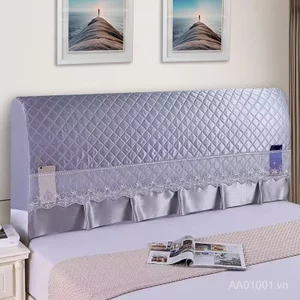 Bao gồm tất cả đàn hồi đầu giường Vỏ bọc đầu giường Vỏ chống bụi Có thể tháo rời Có thể giặt được Đệm đầu giường phong cách Châu Âu Vỏ mềm Da đầu giường Khăn trải bàn CWXE