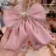 JULYHOT Vải Kim Cương Giả Pha Lê Kẹp Tóc Bướm Lưới Nơ Tóc Kẹp Mùa Xuân Cho Nữ Phong Cách Hàn Quốc Thời Trang Phụ Kiện Tóc Massivedeals
