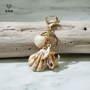 Túi đi biển sành điệu Charms Móc khóa Sao biển để trang trí xe hơi và thời trang ven biển [Mina]