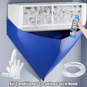 Túi làm sạch mã hóa không khí 100cm PVC Chất tẩy rửa thiên vị có nước Trang chủ 1-1.5P Dụng cụ điều hòa treo chia đôi