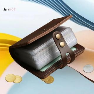 JULYHOT Thời Trang Da PU Nam 30 Bit Hộp Đựng Thẻ Kinh Doanh Thẻ Tín Dụng Hộ Chiếu Túi Đựng Thẻ ID Hộ Chiếu Thẻ Ví Massivedeals