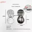 HFSHY Thân Thiện Với Môi Trường Hợp Kim Kẽm Rắn Hộp Đựng Nước Hoa Rỗng Xoay Đóng Cửa Di Động Du Lịch Balm Hộp Bảo Quản 1 Cái VN